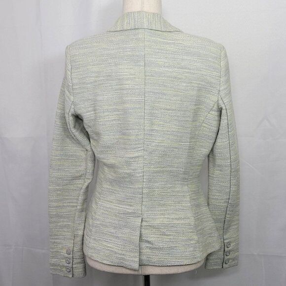 CABI One Fine Day Lemon Zest Tweed Bouclé Blazer Sz 4 #713 EUC - Picture 3 of 5